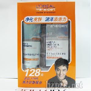 歐萊雅男士勁能護(hù)膚組合兩件套(洗面奶100ml+面霜50ml