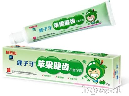 蘋果健齒兒童牙膏